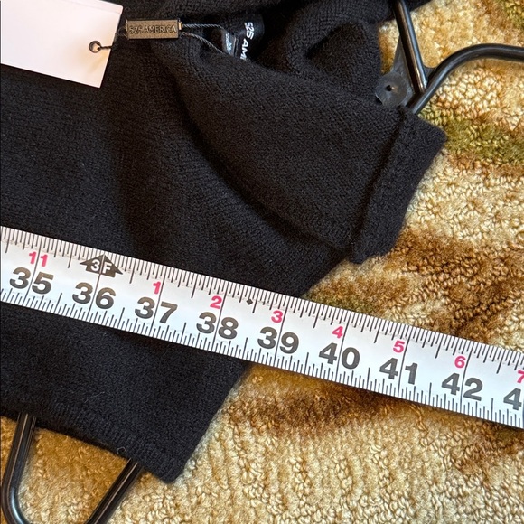 525 America black high neck dress cashmere blend new with tag - Picture 7 of 9